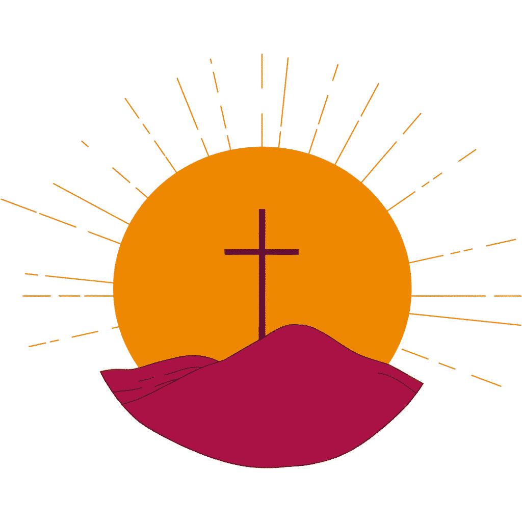 Sun and cross image